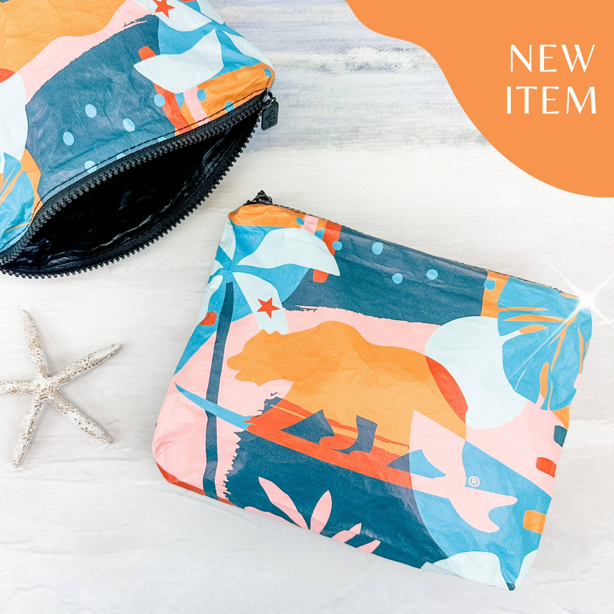 Surfbear® by ALOHA Collection splash-proof pouches.