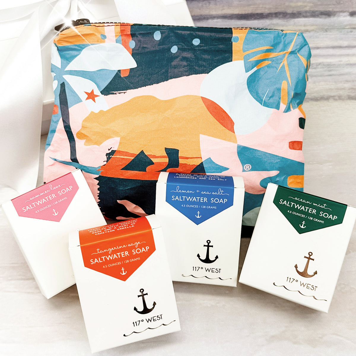 GIFT SET: Surfbear Pouch x Saltwater Soap