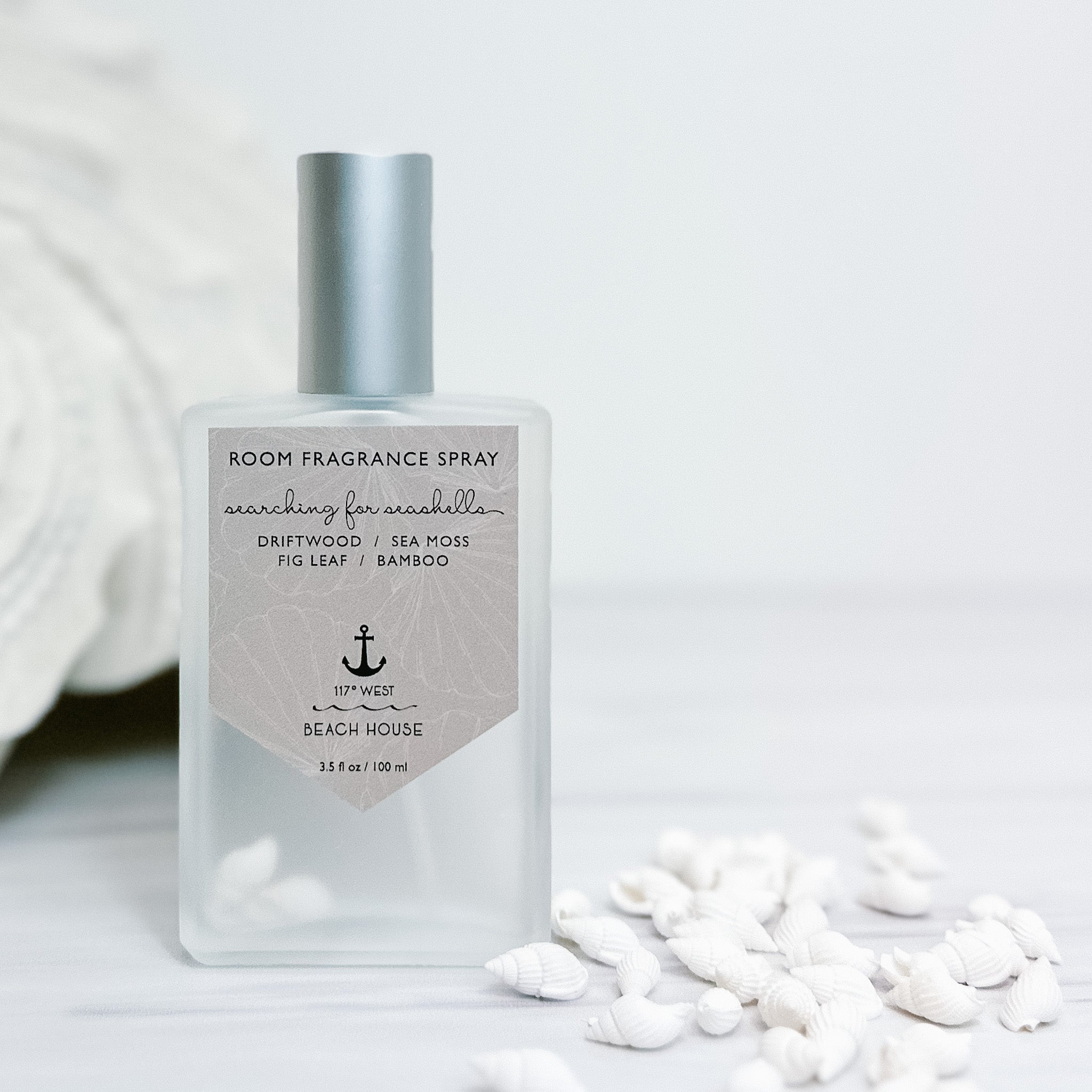studio flora coconut palm room spray 117º WEST BEACH ROOM SPRAY. Blended by hand in San Diego, California