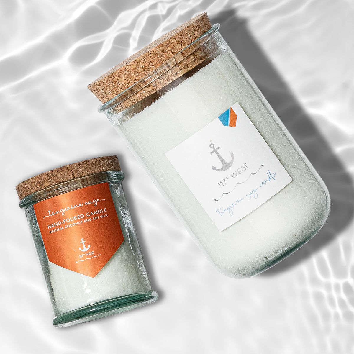 ARTISAN CANDLES  |  Hand-poured Natural Coconut Wax in beautiful Recycled Glass