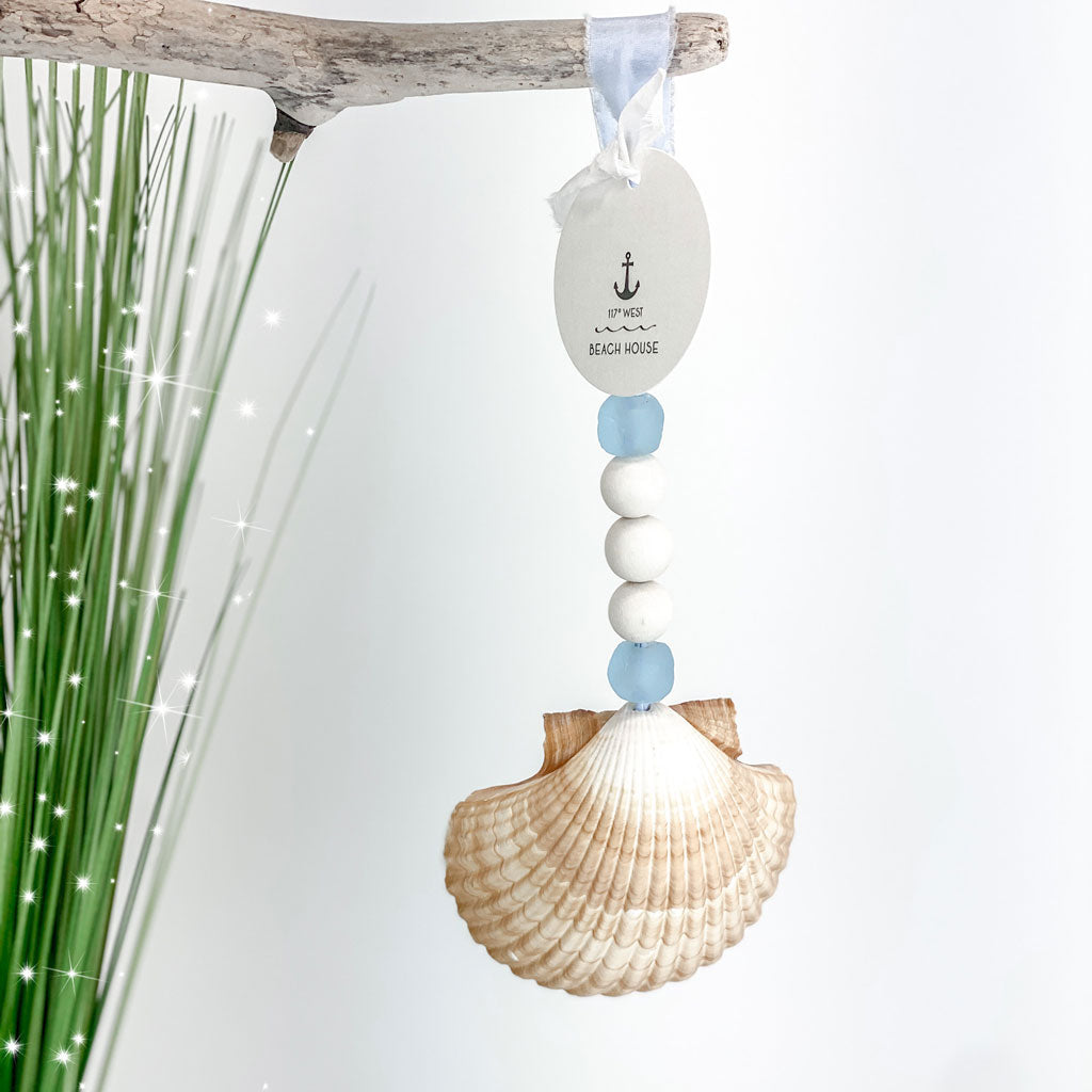 Handmade Seashell + Glass Home Decor - 117º WEST / San Diego