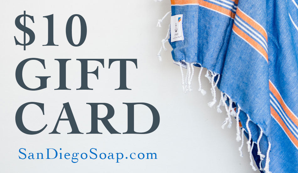 $10 San Diego Soap Gift Card